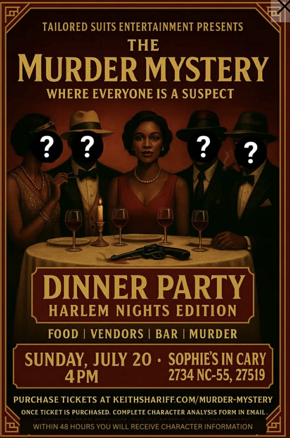 Harlem Nights murder mystery